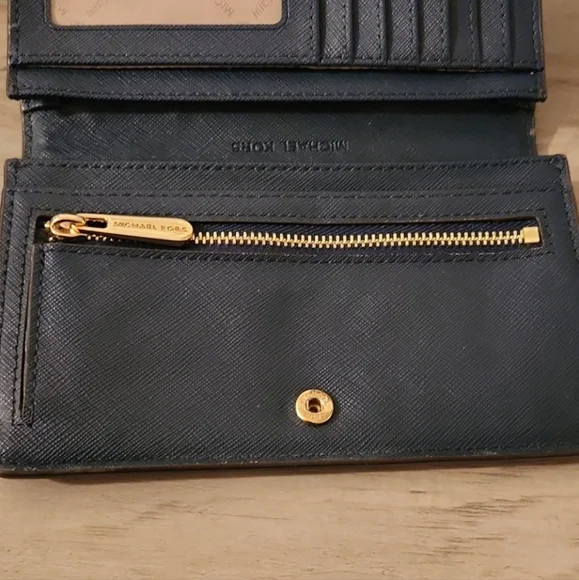 Michael Kors Navy Blue Wallet - Picture 7 of 11